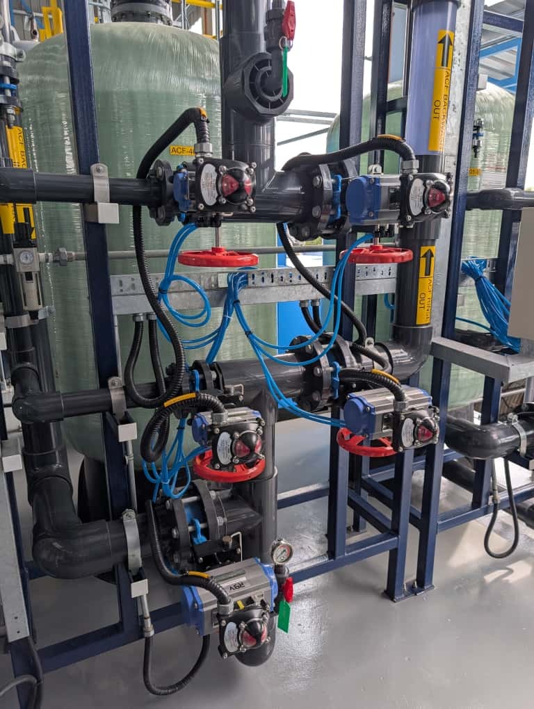 RBV Valves Automated Valve Skid Installation