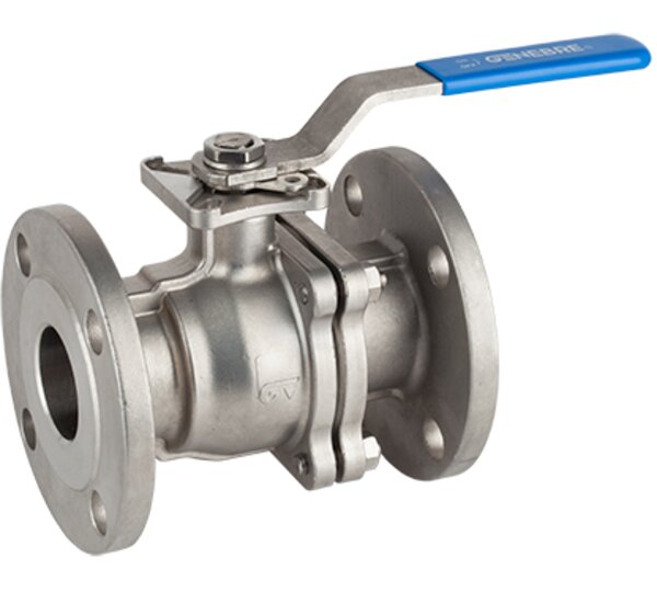 2-pieces full bore flanged ball valve