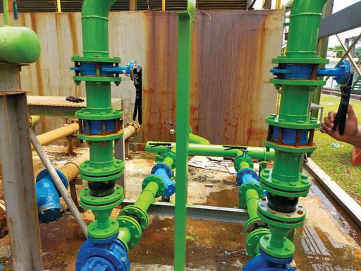 Cooling Tower Valve Headers